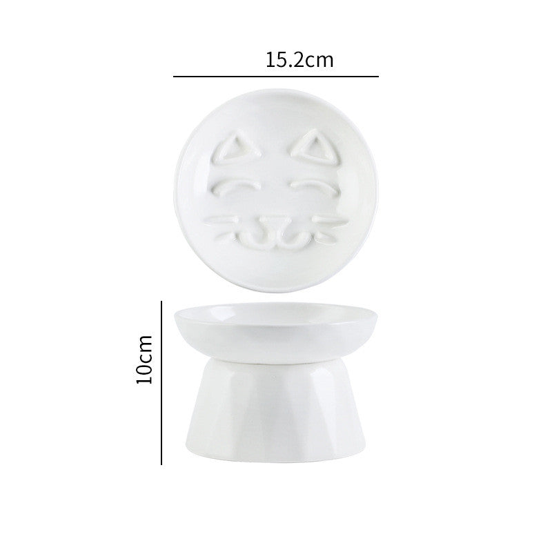 Bol surélevé en céramique pour chat